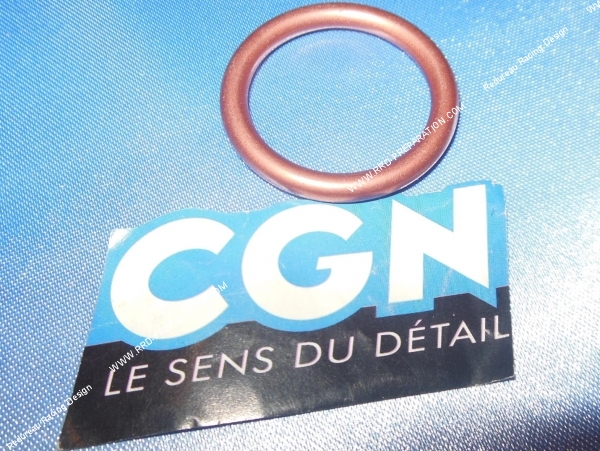 vue Joint de pot d'échappement rond CGN cuivre diamètre 30mm (à visser) pour PEUGEOT 103, MBK 51...