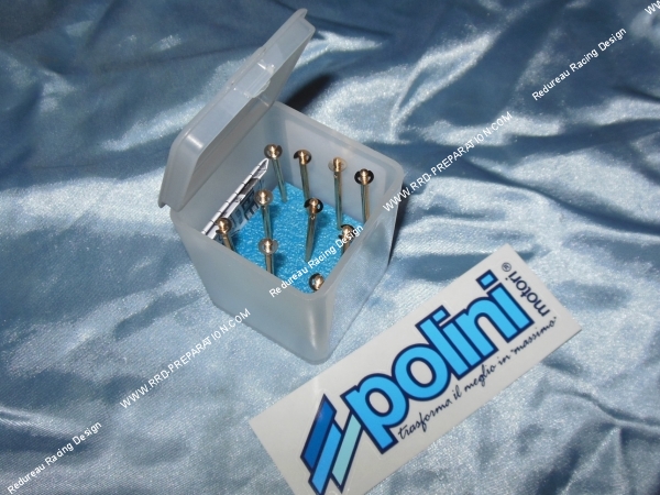 vue Jeu de 10 aiguilles POLINI pour carburateur type PWK, KEIHIN...