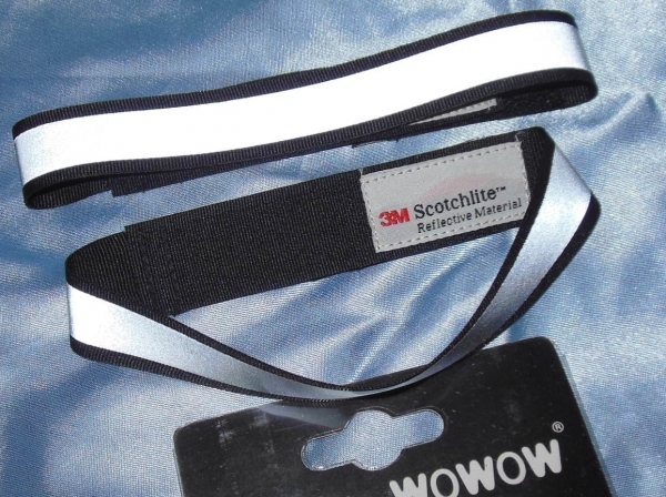 vue Jeu de 2 brassards ajustables velcro gris WOWOW 3M 38 X 2,5cm