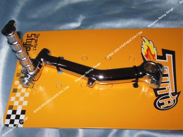 vue Kick de démarrage TUN’R en acier pour scooter minarelli (booster, nitro...) ancien modèle, couleurs au choix