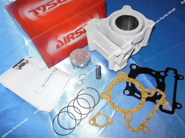 vue Kit 124,6cc AIRSAL Ø58,6mm aluminium pour YAMAHA X-MAX 125cc, CITY 125cc, YZF R 125cc, MBK CITYLINDER, ...