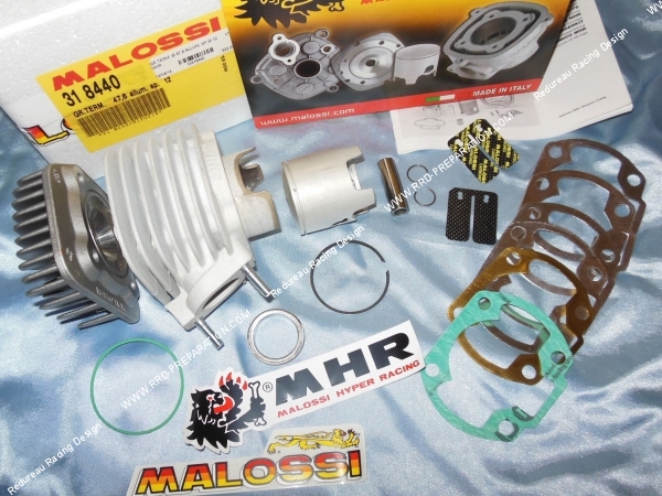 vue Kit 50cc Ø40mm MALOSSI MHR aluminium (axe de 10mm) minarelli horizontal air (ovetto, neos, ...)