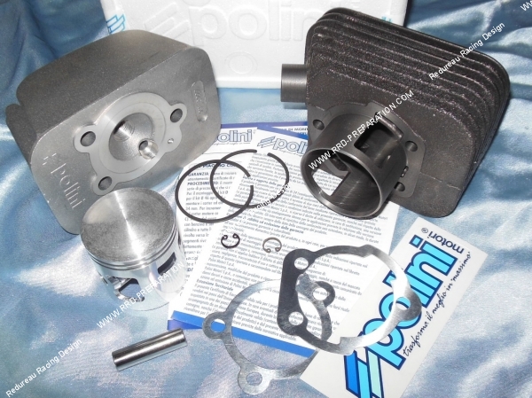 vue Kit 70cc Ø46mm complet avec  culasse (axe Ø1012mm) POLINI Motori fonte PIAGGIO ciao