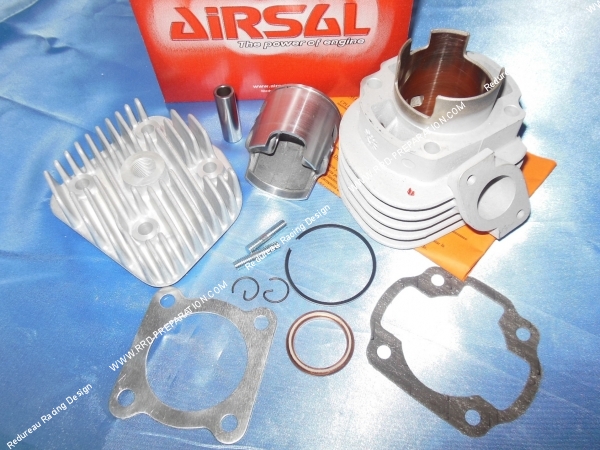 vue Kit 70cc Ø47,6mm (axe de 12mm) AIRSAL T6 aluminium mono-segment pour KEEWAY, CPI,...