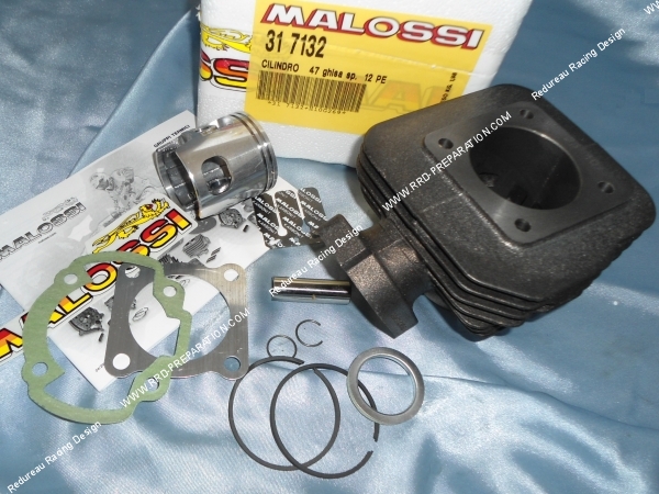 vue Kit 70cc Ø47mm MALOSSI fonte pour culasse origine sur scooter PEUGEOT air avant 2007