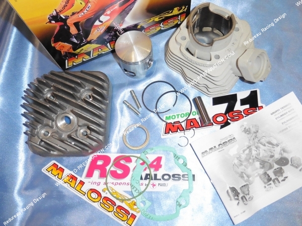 vue Kit 70cc Ø47mm MALOSSI MHR replica aluminium pour scooter PEUGEOT air avant 2007 (buxy, tkr, speedfight...)