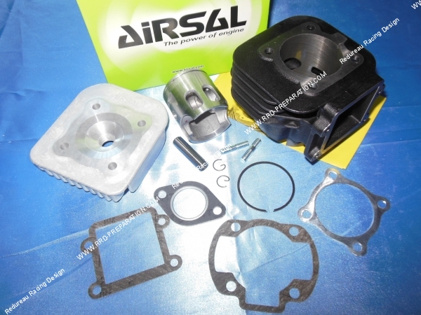vue Kit 70cc Ø47mm (axe de 10mm) fonte AIRSAL minarelli vertical (booster, bws, ...)