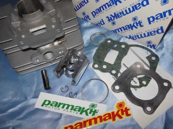 vue Kit 70cc Ø47mm sans culasse PARMAKIT aluminium pour moto SUZUKI 50cc TSX