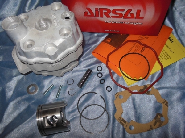 vue Kit 80cc haut moteur Ø50mm AIRSAL sport aluminium DERBI euro 1 & 2