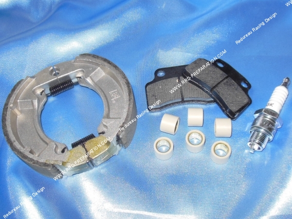 vue Kit de révision origine pour scooter TNT Roma 12 pouces moteur GY6 50cc 2 temps