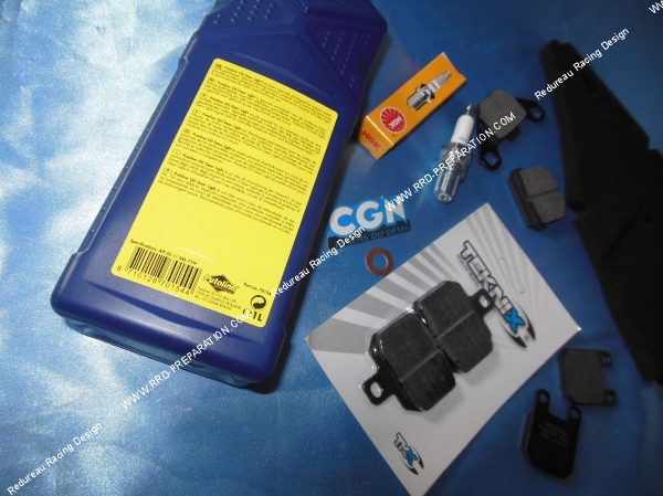 vue Kit de révision, entretien type origine CGN pour mécaboite DERBI SENDA DRD PRO... EURO3