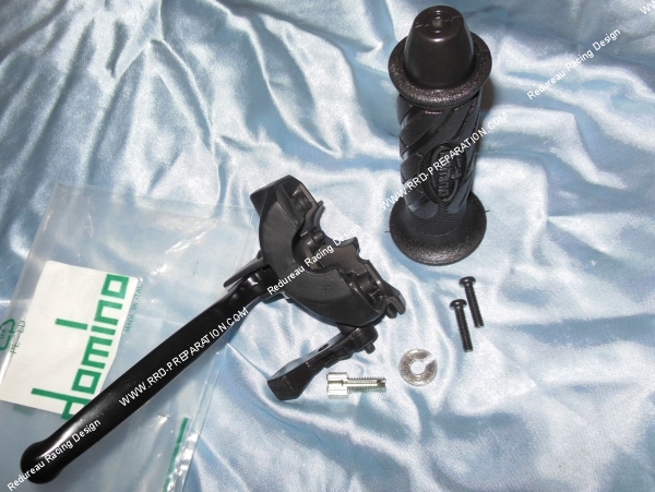 vue Levier d'embrayage DOMINO complet type origine pour DERBI GPR, Motorhispania RX, PEUGEOT XR6, RIEJU RS1, RS2