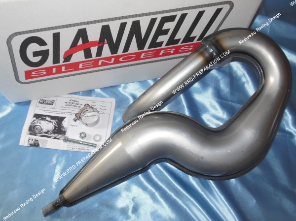 vue arrière Corp de pot d'échappement GIANNELLI pour PIAGGIO VESPA PX, LML STAR 125  150cc 2 temps