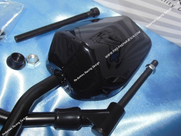 vue arrière Rétroviseur TEKNIX homologué réversible pour scooter Peugeot SPEEDFIGHT 3