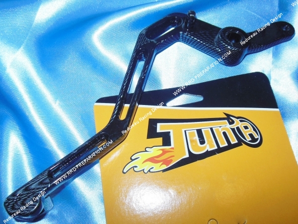 vue Pédale de frein arrière aluminium TUN'R Lighty pour Peugeot XP6, Yamaha DT & MBK X-LIMIT couleur aux choix
