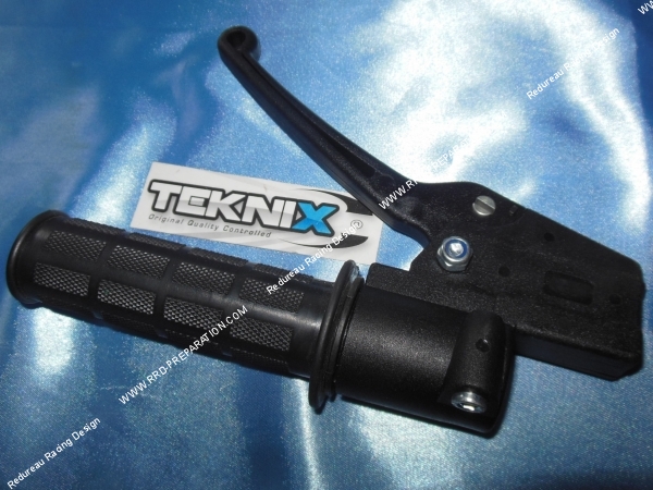 vue Poignée d’accélérateur TEKNIX type origine complet avec levier de frein pour VELOSOLEX, SOLEX