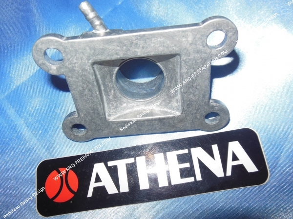 vue Pipe d'admission rigide Ø20 x 24mm ATHENA pour PHBG sur moto YAMAHA DT, MX, RD, TY,... 50cc