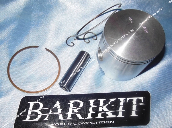 vue Piston bi-segments BARIKIT Ø47mm pour kit 70cc BARIKIT fonte sur DERBI euro 1, 2 et 3