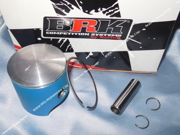 vue Piston mono segment BARIKIT Ø50mm course 45mm axe 12mm pour kit BARIKIT 88c sur DERBI  minarelli am6  scooter…