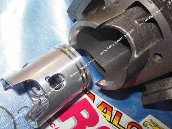 vue piston entrant Kit 50cc Ø40mm (axe de 10mm) fonte MALOSSI minarelli vertical (booster, bw's, ...)