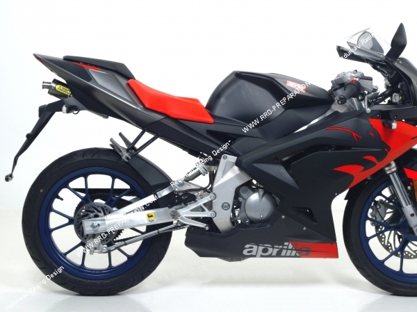 vue Pot d' échappement ARROW Racing pour APRILIA RS 50cc 2006 a 2010