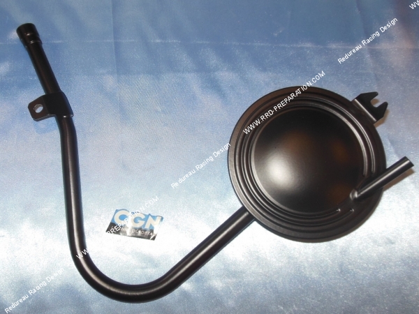 vue Pot d' échappement CGN type origine cyclomoteur SOLEX 3800, 3300, 2200