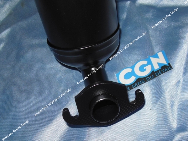 vue Pot d'échappement CGN type origine pour PEUGEOT 103 fixation à 2 vis (bride)