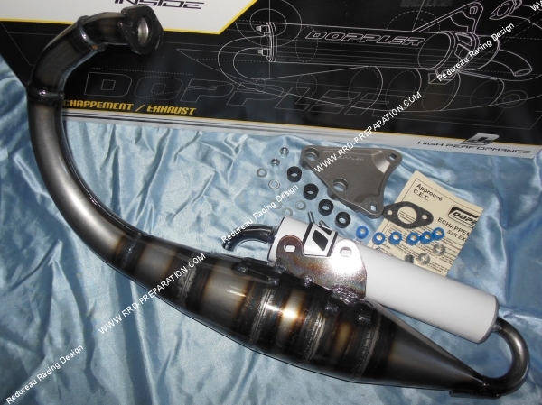 vue Pot d'échappement DOPPLER S3R Evolution pour MINARELLI Vertical (booster, bws) silencieux aux choix