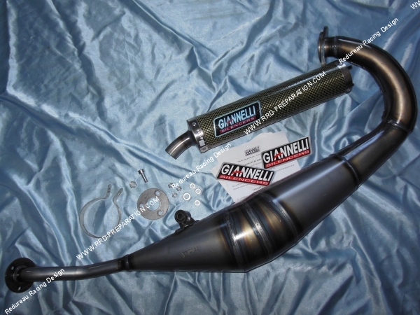 vue Pot d'échappement GIANNELLI pour HONDA NSR R 125cc 2 temps 1992 à 2001