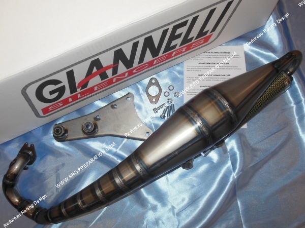 vue Pot d'échappement GIANNELLI REVERSE pour KEEWAY  CPI (Hussar, Oliver, Hurricane...)