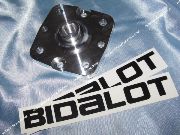 vue Plot de culasse Ø50mm hémisphérique BIDALOT pour kit 88cc RACING FACTORY sur minarelli am6, DERBI euro 3