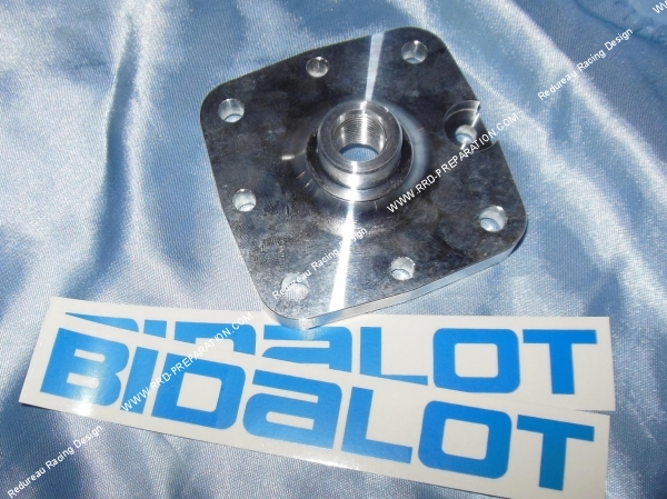 vue Plot de culasse Ø50mm hémisphérique BIDALOT pour kit 94cc RACING FACTORY sur DERBI euro 1 & 2