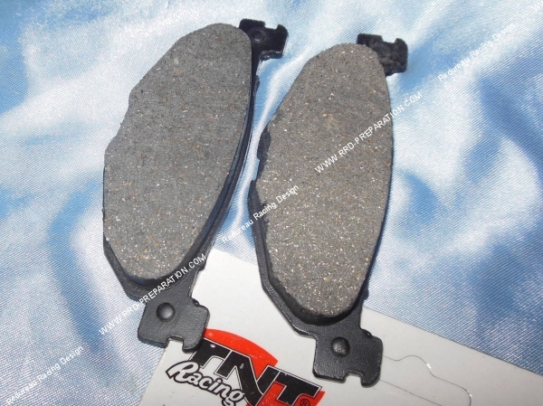 vue Plaquettes de frein TNT Racing arrière pour maxi-scooter YAMAHA TMAX 500cc avant 2004