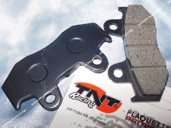 vue Plaquettes de frein TNT Racing avant pour maxi-scooter HONDA SH 125cc