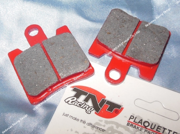 vue Plaquettes de frein TNT Racing avant pour maxi-scooter SUZUKI Burgman 250, 400cc