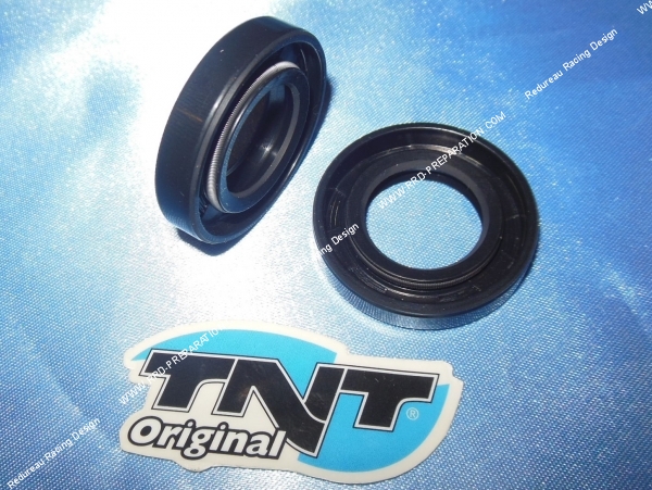 vue Paire de 2 joints spy (joint spi) de vilebrequin TNT Original pour mécaboite moteur DERBI euro 1, 2 & 3