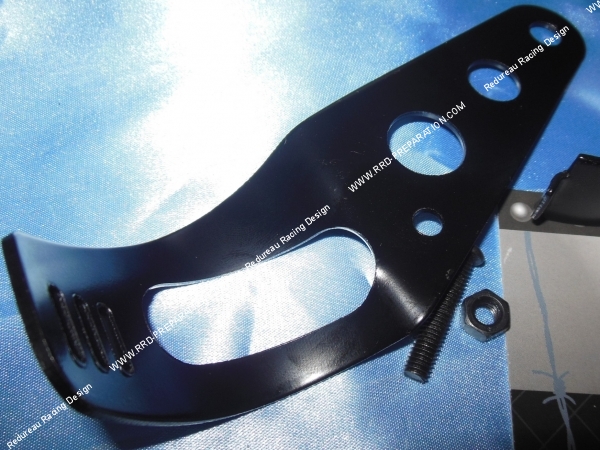 vue Pattes de phare avant TUN'R (porte feux) Noir Racing (diamètre de fixation 28 à 41mm)
