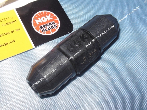 vue Raccord de câble haute tension, adaptateur NGK Racing type J1 pour câble Ø7mm