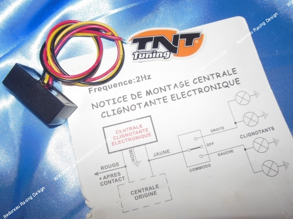 vue Relais  centrale clignotant à leds universel électronique TNT Tuning 3 fils