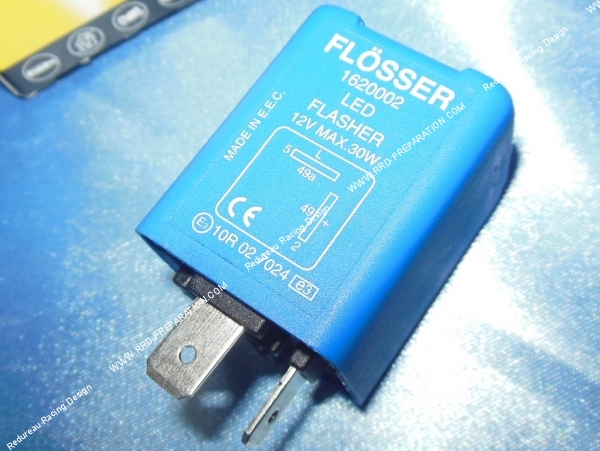 vue Relais  centrale clignotant a led universel FLÖSSER 2 fils