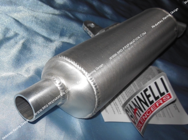 vue Silencieux, cartouche GIANNELLI en aluminium ovale universel tailles aux choix