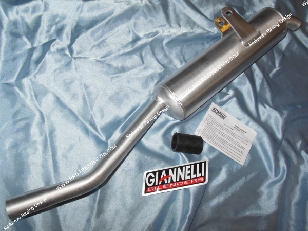 vue Silencieux, cartouche pour échappement GIANNELLI passage haut pour APRILIA RX 50cc 1992 a 1994