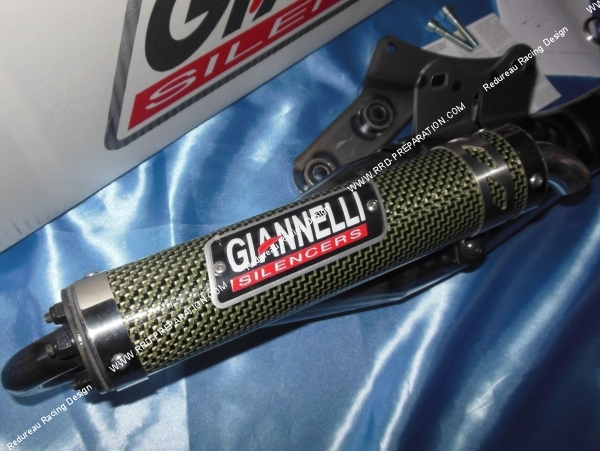 vue silencieux Pot d' échappement GIANNELLI REVERSE pour scooter moteur PEUGEOT Horizontal Air et Liquide (ludix, speedfight 3, jet force...)