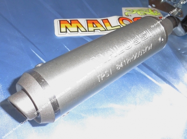 vue silencieux Pot d'échappement MALOSSI MHR TOO BAD pour PIAGGIO CIAO, PX, BOXER, BRAVO...