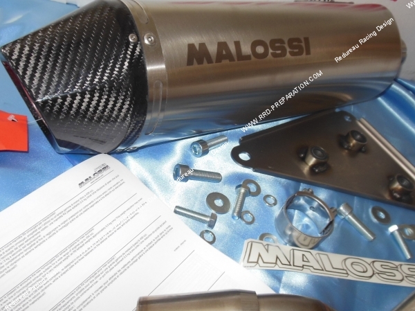 vue silencieux Pot d'échappement MALOSSI RX pour maxi scooter HONDA PCX 125cc