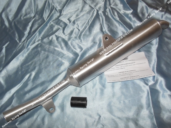 vue Silencieux seul d'échappement GIANNELLI aluminium pour YAMAHA DTR moteur 4BL 1999 a 2001 125cc