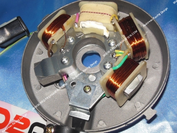 vue Stator type origine P2R avec platine pour allumage de PEUGEOT 103 électronique