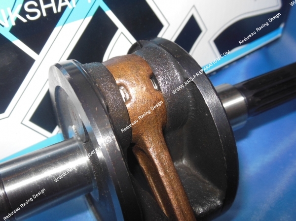 vue tête de bielle Vilebrequin, vilo, embiellage TNT Original axe Ø12mm scooter CPI  KEWAY 50cc