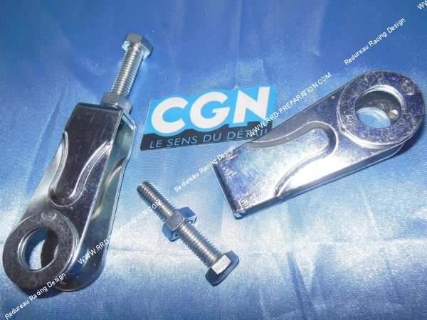 vue Tendeur de chaîne CGN axe de roue Ø15mm pour YAMAHA TZR, DT, MBK X-POWER et X-LIMIT