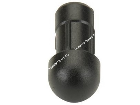 vue embouts de guidon DOMINO longs & arrondis Ø16,5mm plastique noir
